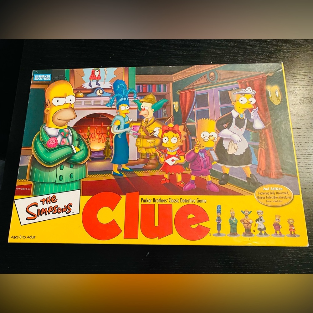 The Simpsons Clue Board Game